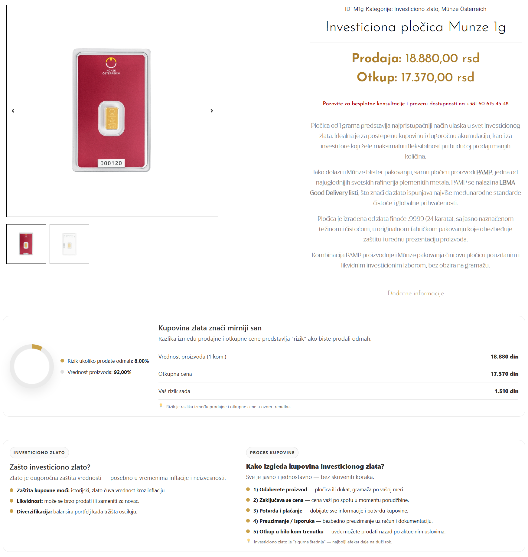 Investiciono zlato